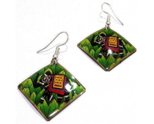 ELEPHANT - Contemporary Women Earrings Jewelry Hook Drop Dangle Fashion Gift N31
